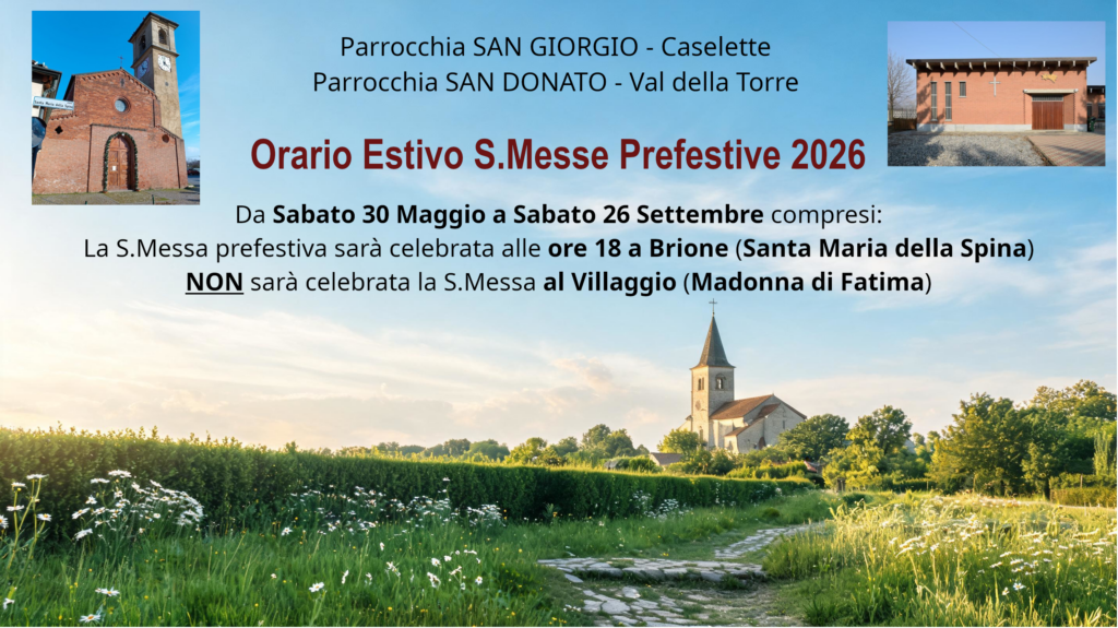 Orario Estivo Brione – Villaggio